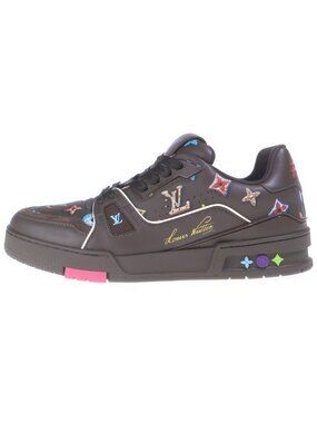 Louis Vuitton LV Trainer Sneaker Monogram Donut LV Low-Cut Sneakers Leather